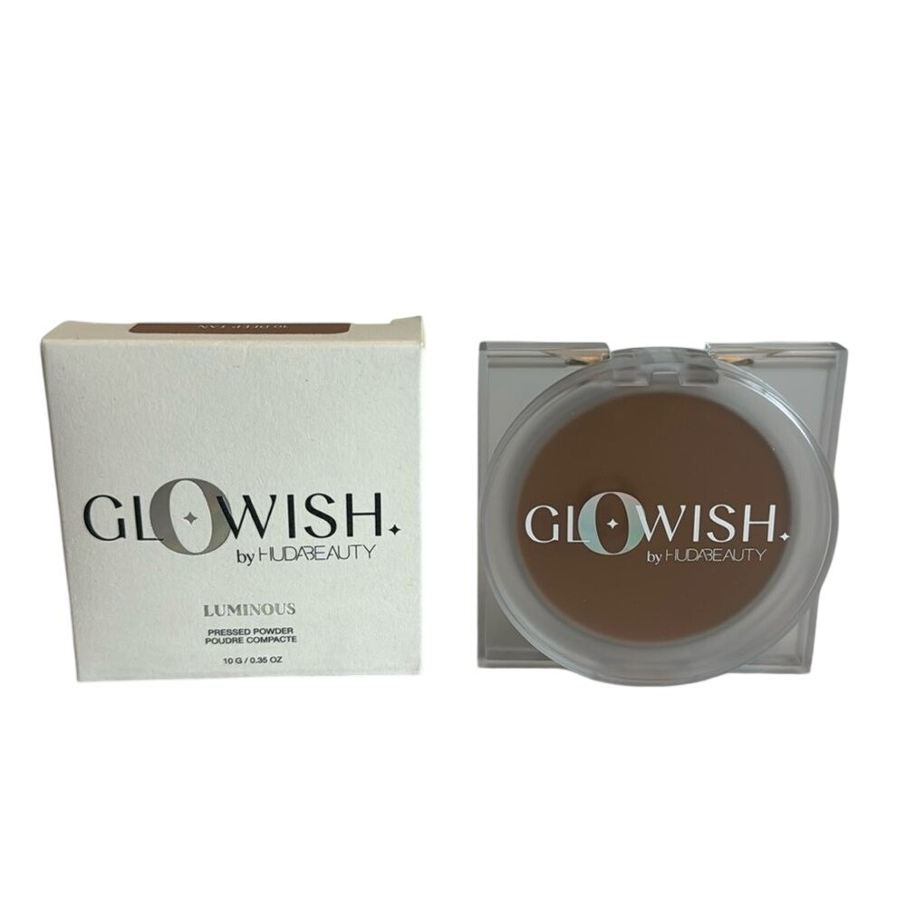HUDA BEAUTY GloWish‎ Luminous Pressed Powder Women 10 Deep Tan 10g